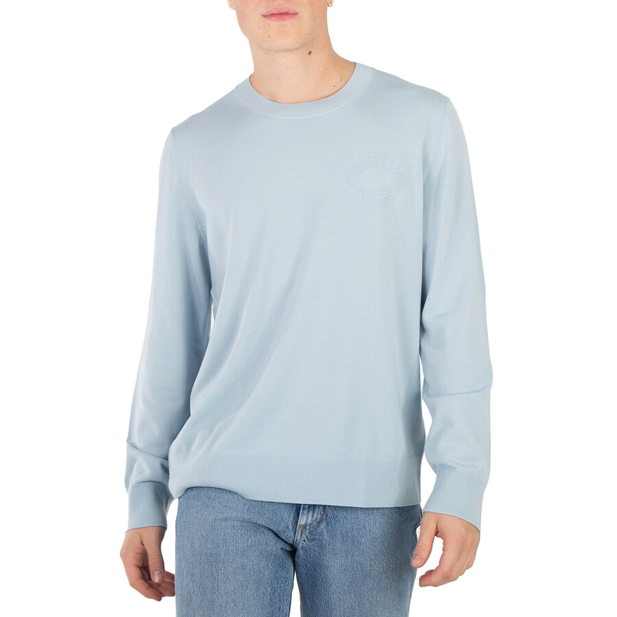 Embroidered Oak Leaf Crest Crewneck Jumper