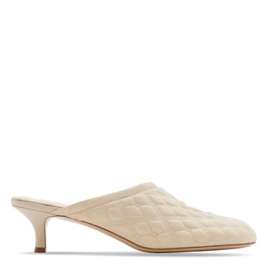 Burberry Baby Quilted Napa Equestrian Mules