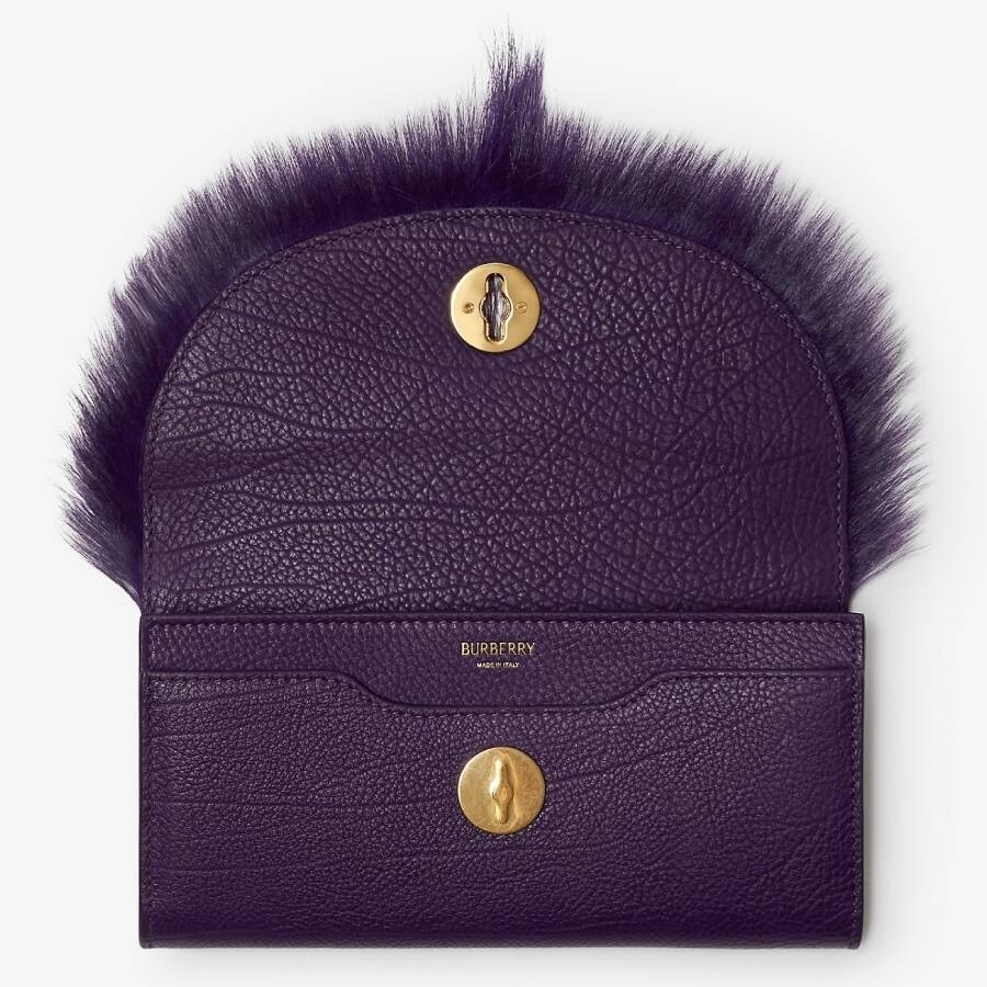 Burberry Equestrian Knight Chess Continental Long Wallet