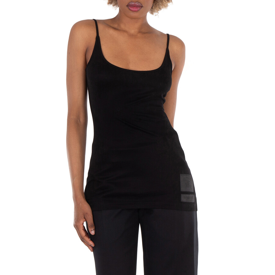 Equestrian Knight Logo Plain Woven Tank Top