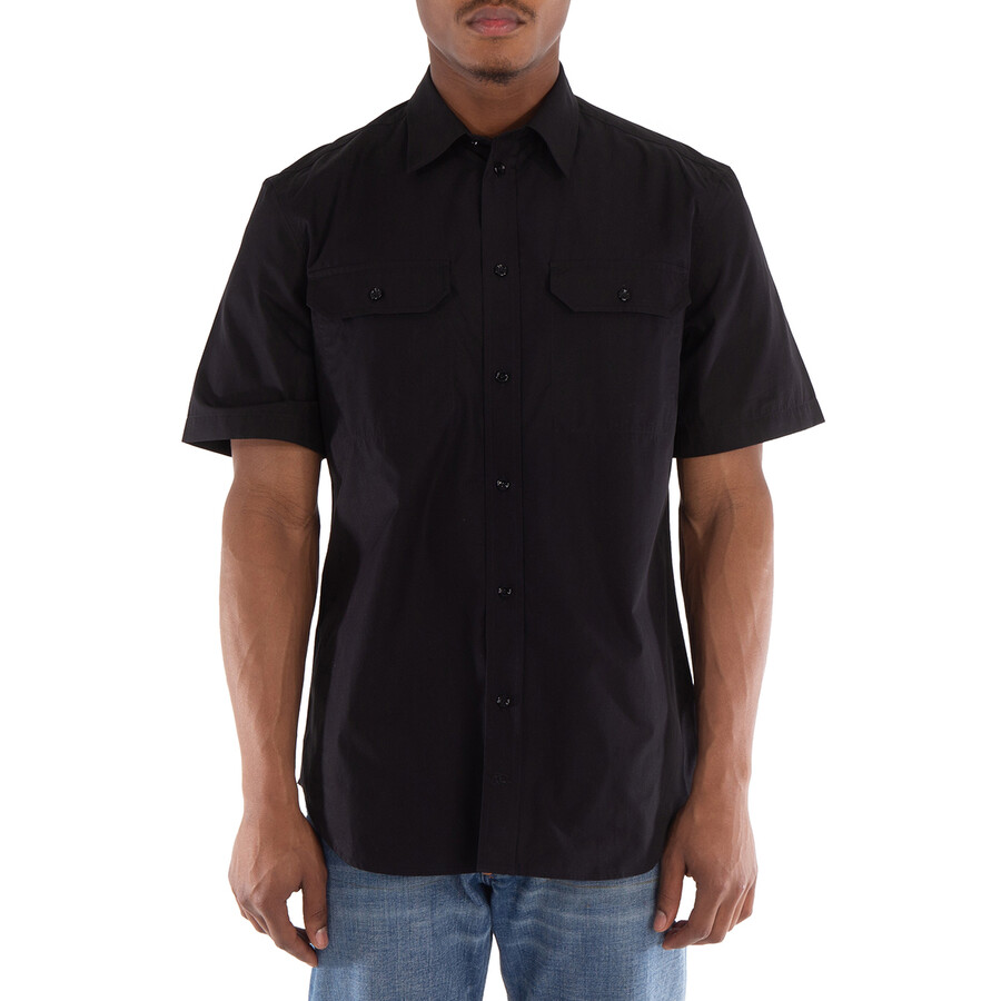 Equestrian Knight Motif Cotton Shirt