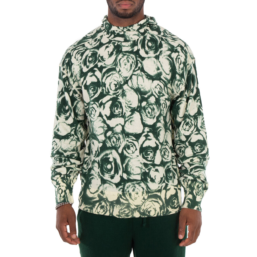 Floral Print Long Sleeve Hoodie