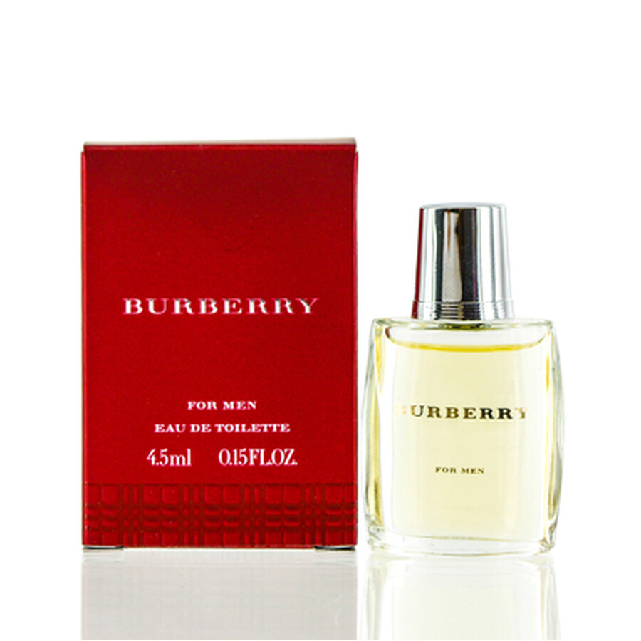 Burberry For Men By  Edt Mini 0.15 oz (5.0 Ml) (m) In Red