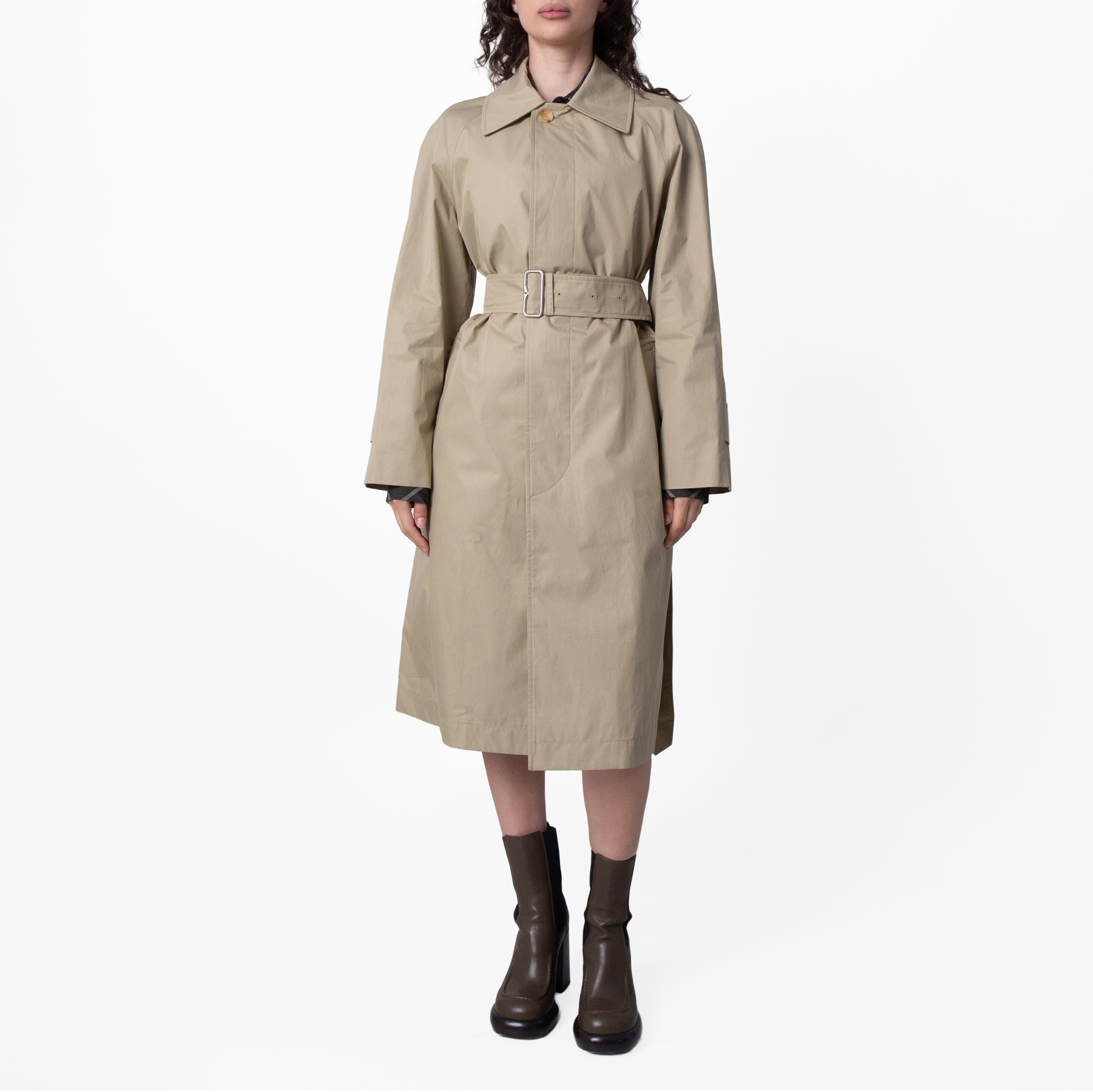 Burberry Gabardine Bradford Car Coat, Brand Size 4 ( US Size 2