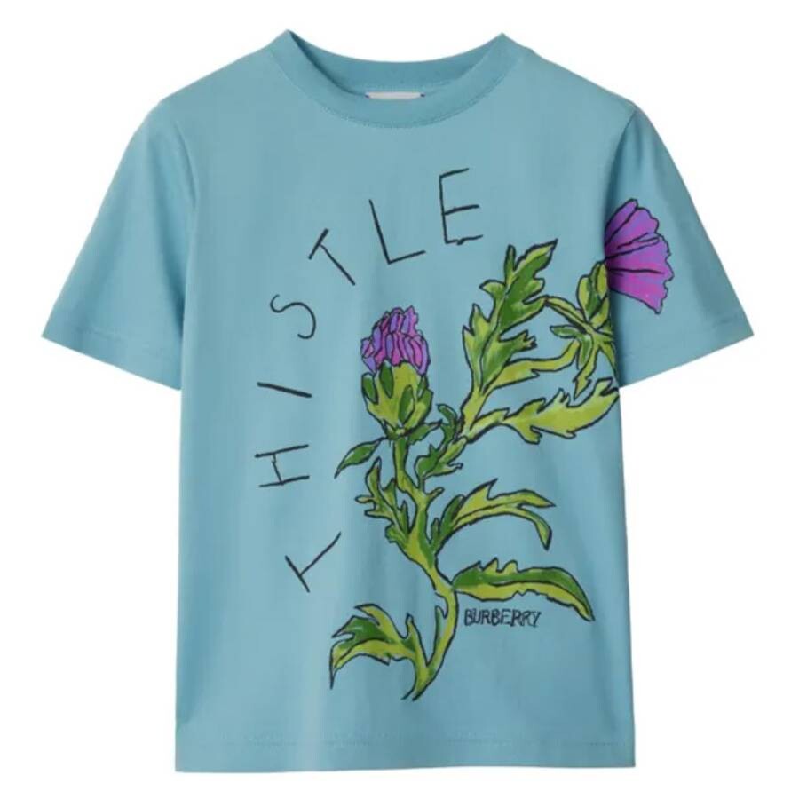 Girls Thistle Cotton T-Shirt