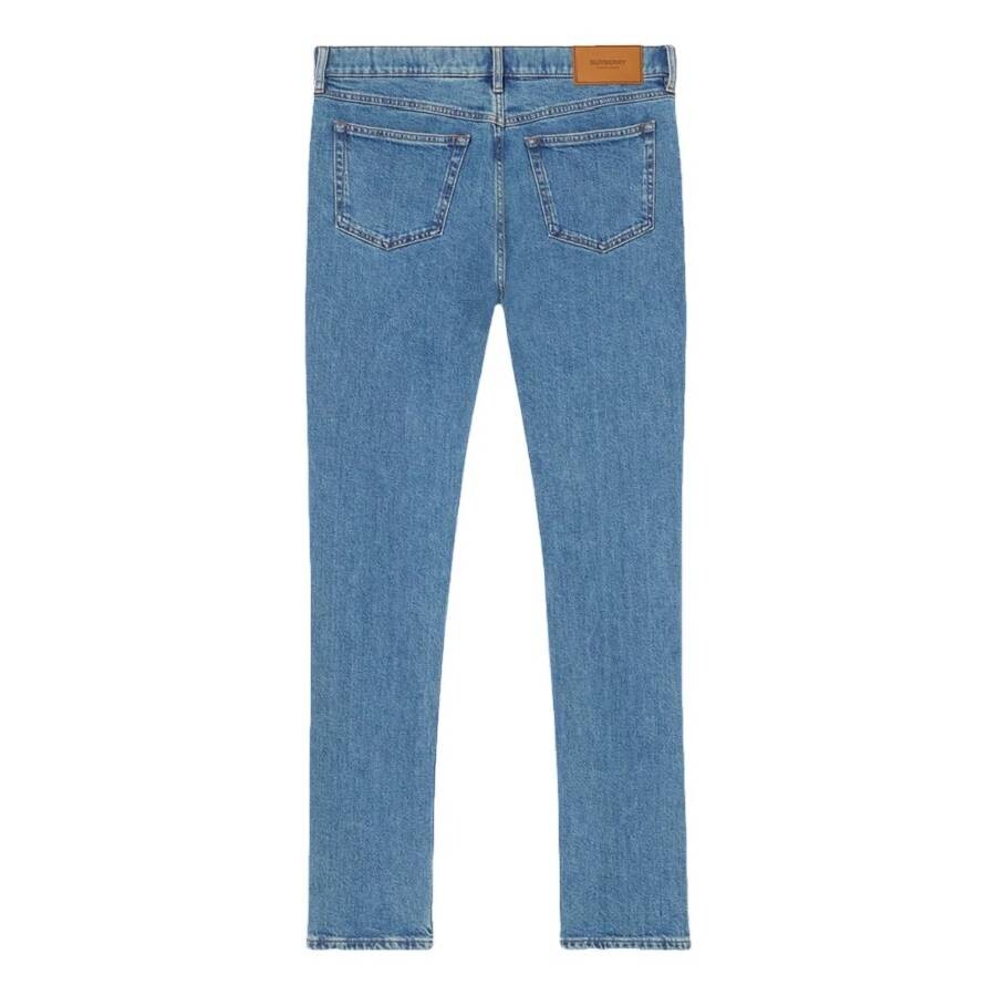 Burberry Harloe Straight Hem Mid Rise Jeans