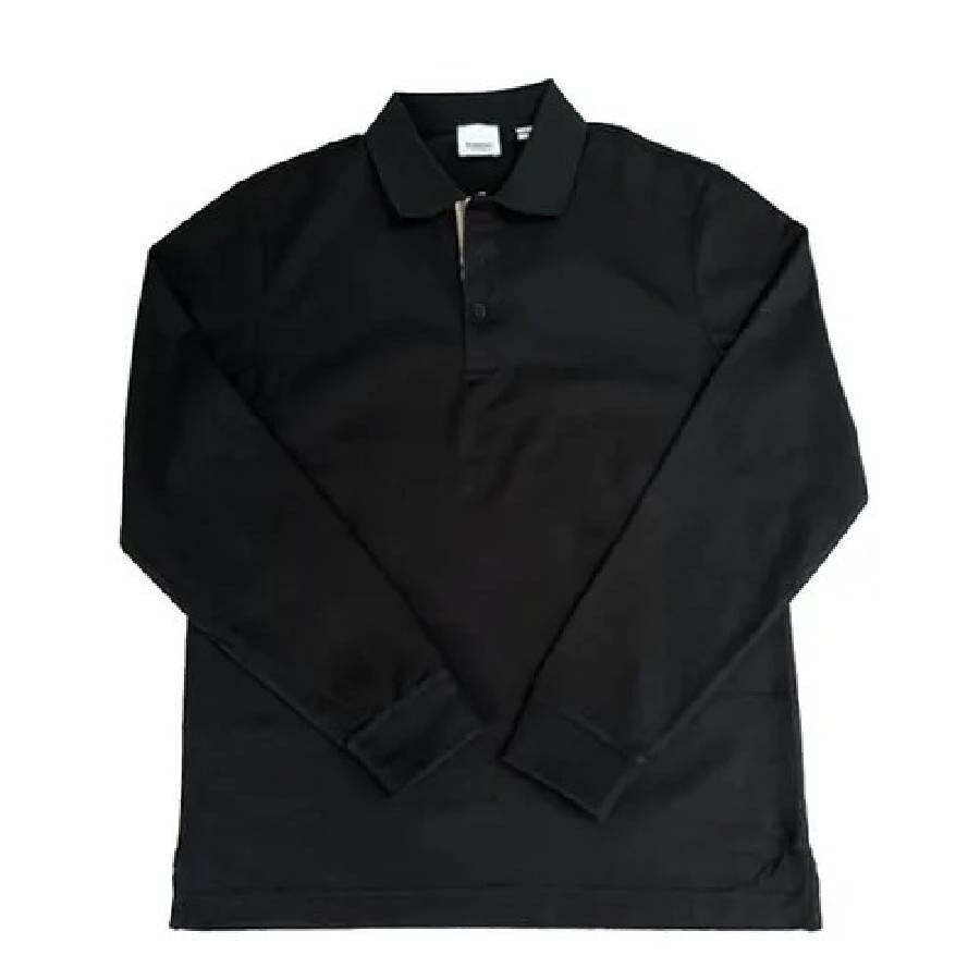 Burberry Hartford Long Sleeve Check Polo Shirt, Size X-Large