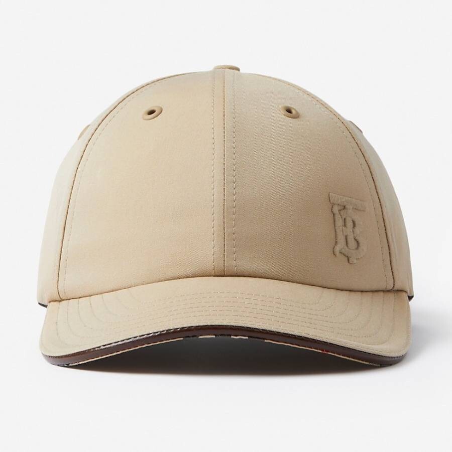 Burberry Heritage Gabardine Baseball Cap, Size Medium