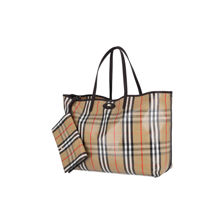 Burberry Highlands Large Tote Bag In Multi