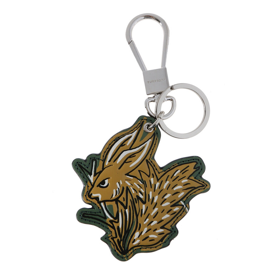 Burberry Honey Beast Hare Key Charm In Yellow