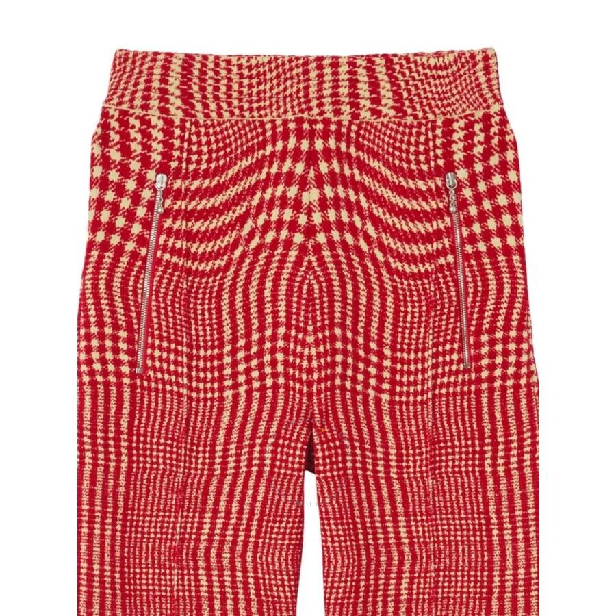Burberry Houndstooth Wool-blend Trousers