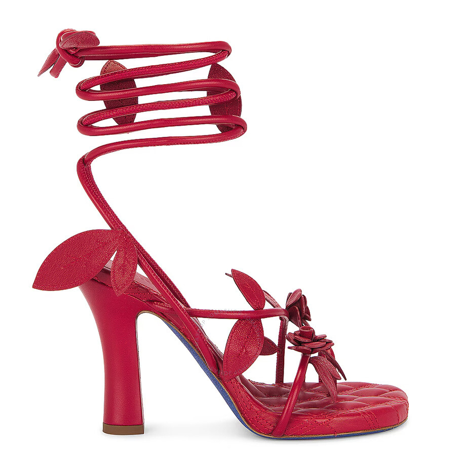 【送料&関税込】Burberry Heel 75 Sandals Burberry Womens Step Rose Velvet Heeled Sandals – Bluefly