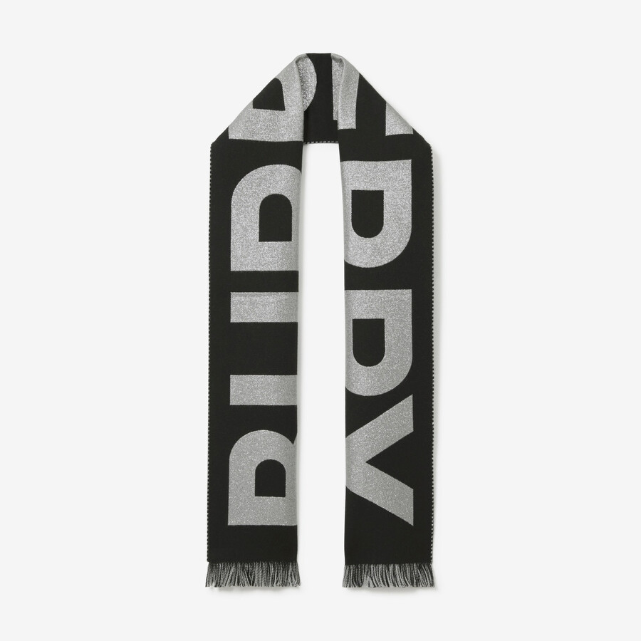 Jacquard Logo Scarf
