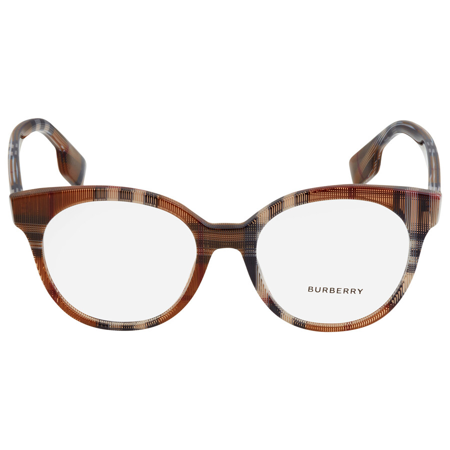 Burberry Jaqueline Demo Round Ladies Eyeglasses Be2356 3967 51 In Red
