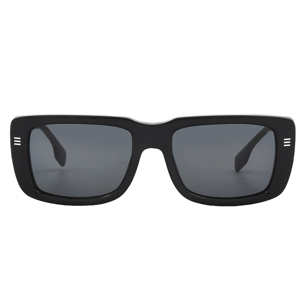 Burberry Jarvis Dark Grey Rectangular Men's Sunglasses BE4376U