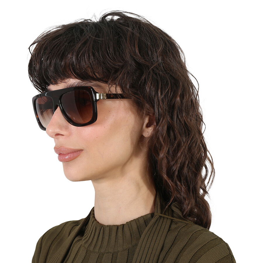 Burberry Joan Brown Gradient Square Ladies Sunglasses Be4362 300213 59 In Brown / Dark