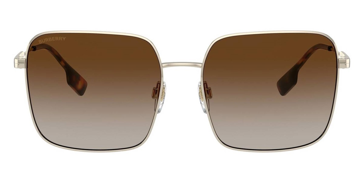 Burberry Jude Brown Gradient Square Ladies Sunglasses BE3119  display picture 1
