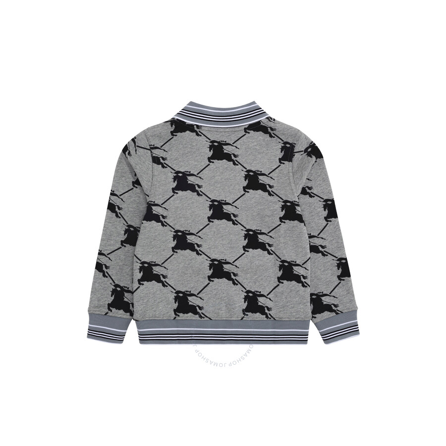 Burberry Sweatshirt Ekd Aus Baumwoll-jersey In Black