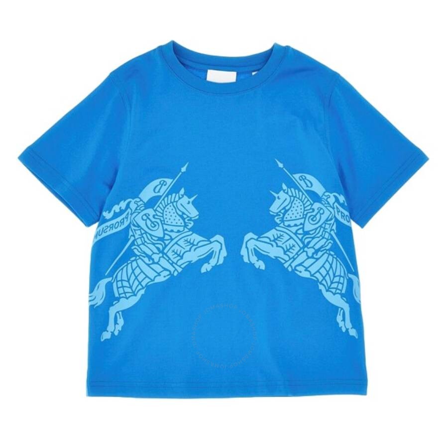2025SS BURBERRY Baby ミニCEDARベアーフラッグTシャツWH(C-24m) Burberry Kids Cedar EKD Cotton T-Shirt - Baby Clothing