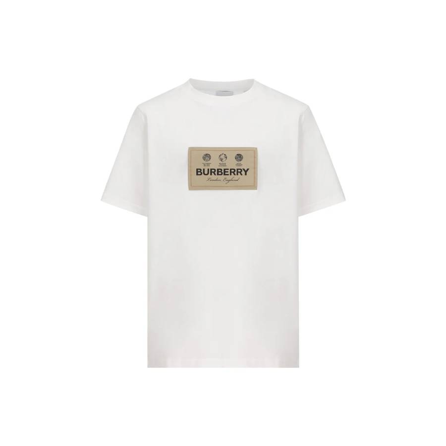 Burberry Baby Cedar Knight T-Shirt in White