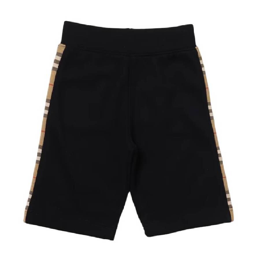 Boys Check Pattern Cotton Shorts