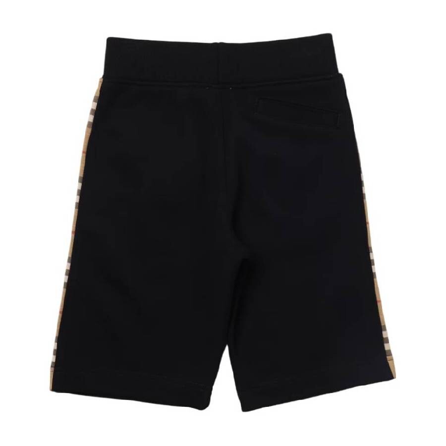 Burberry Cotton Sweat Shorts In Black