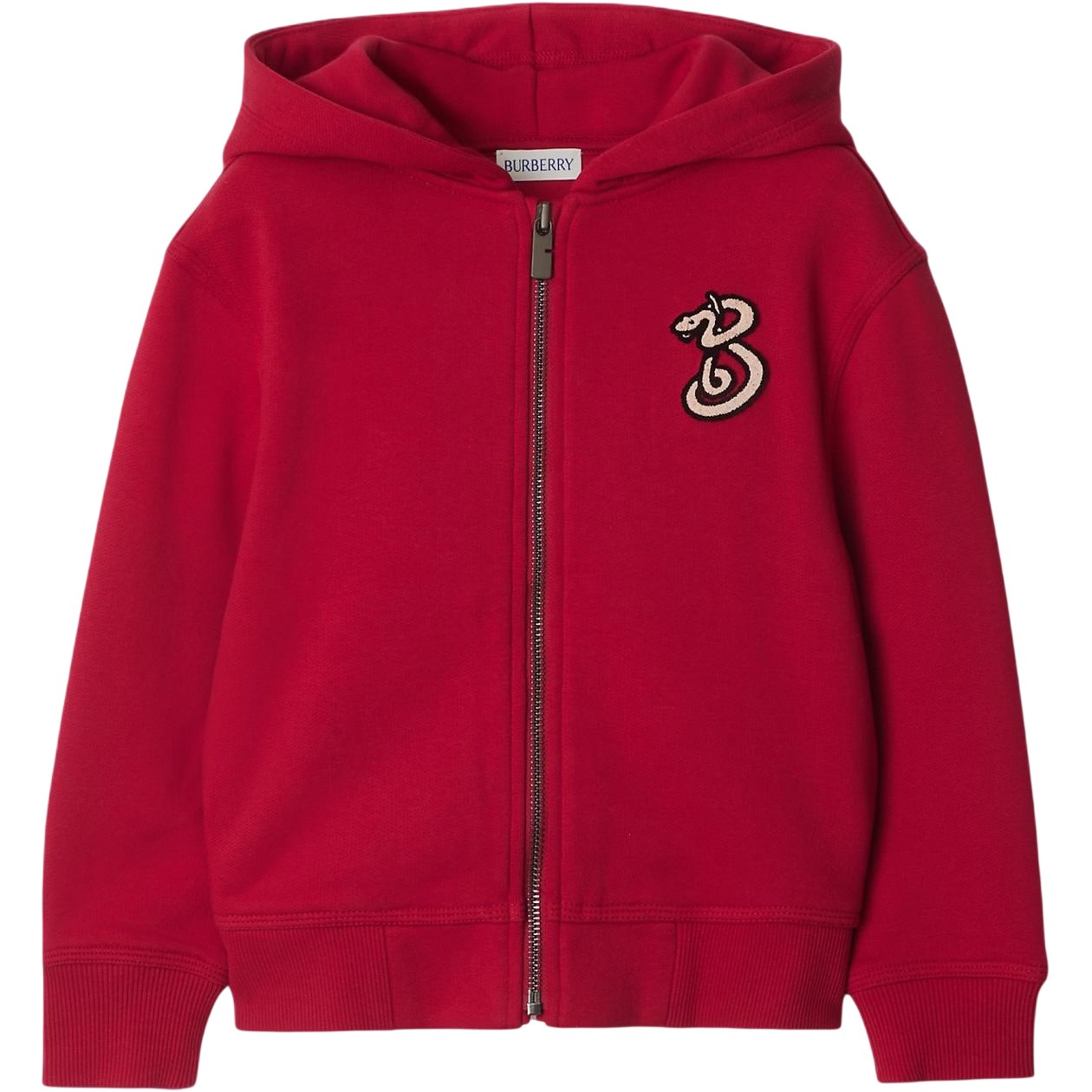 Burberry Kids Clyde Snake Cotton Hoodie, Size 10Y 8102151