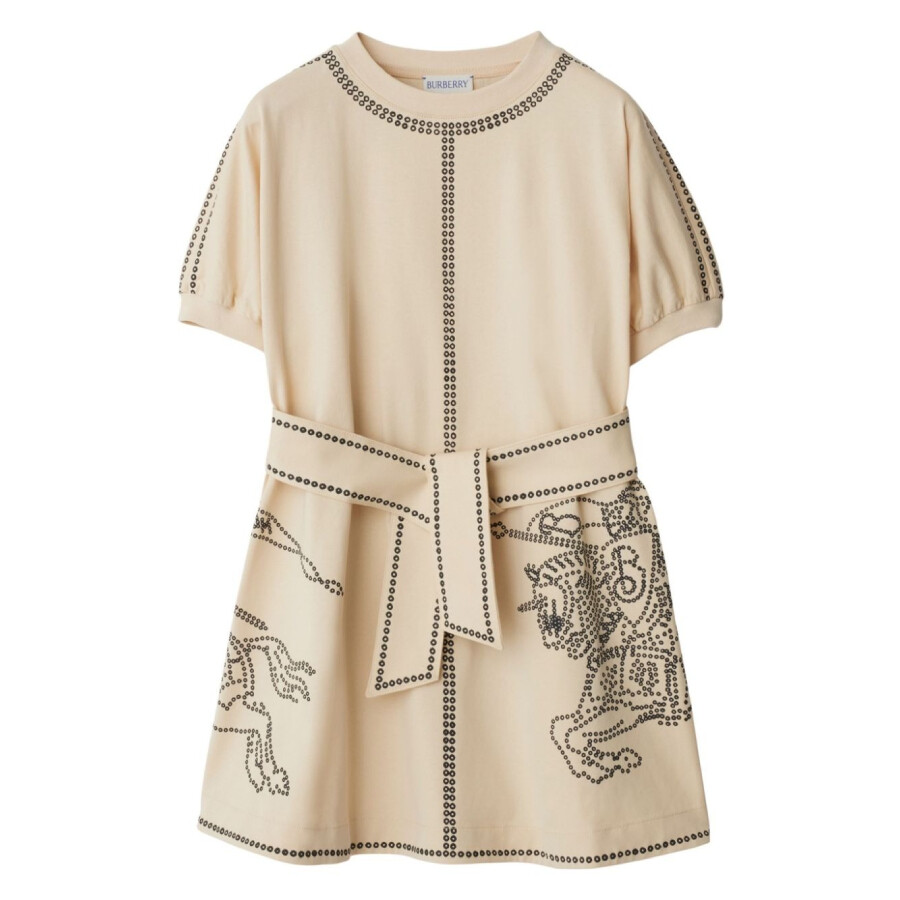 Kids EKD Decoration Two-Tone Mini Dress