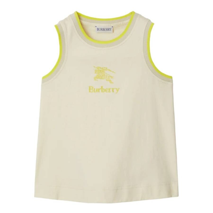 Kids EKD Logo-Embroidered Cotton Tank Top, Size 12Y