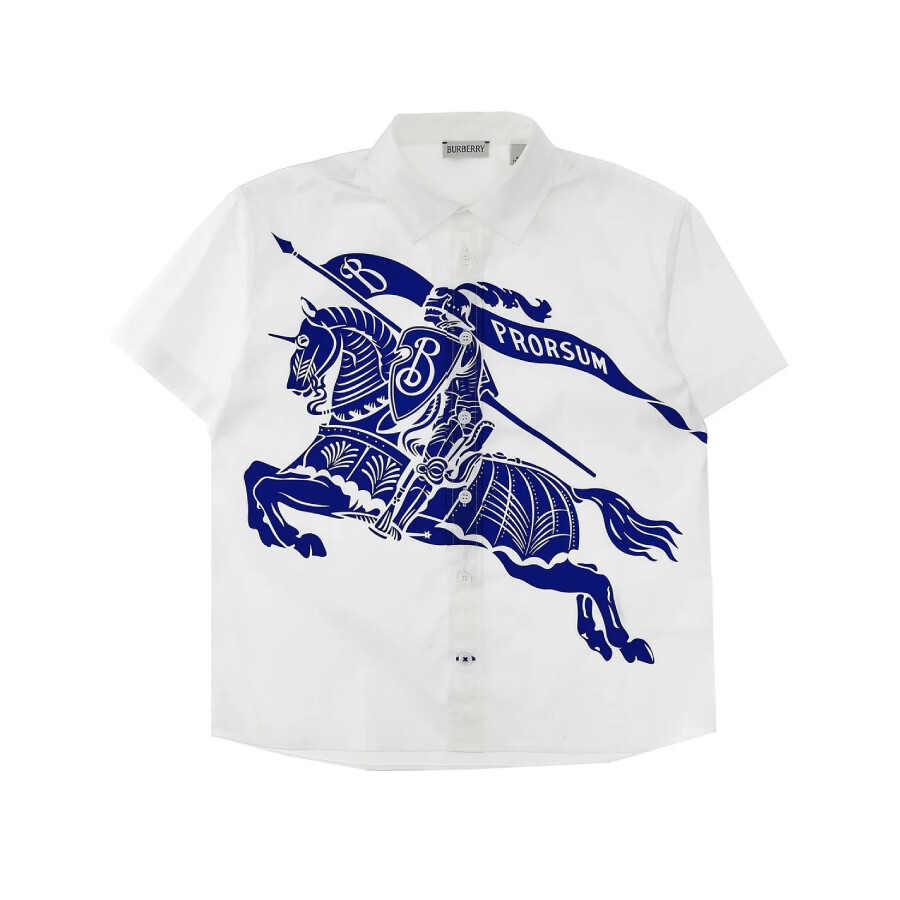 Kids EKD-Printed Short Sleeved Cotton Shirt
