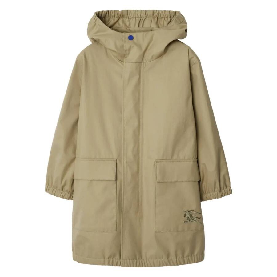 Kids Gabardine Lightweight Hooded Parka
