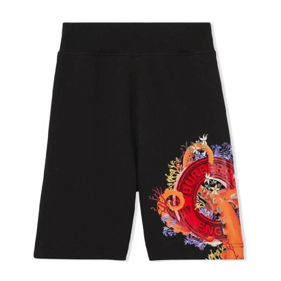 Kids Graphic Coral Logo Bermuda Shorts