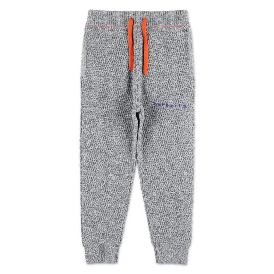 Kids Logo Embroidered Knitted Joggers
