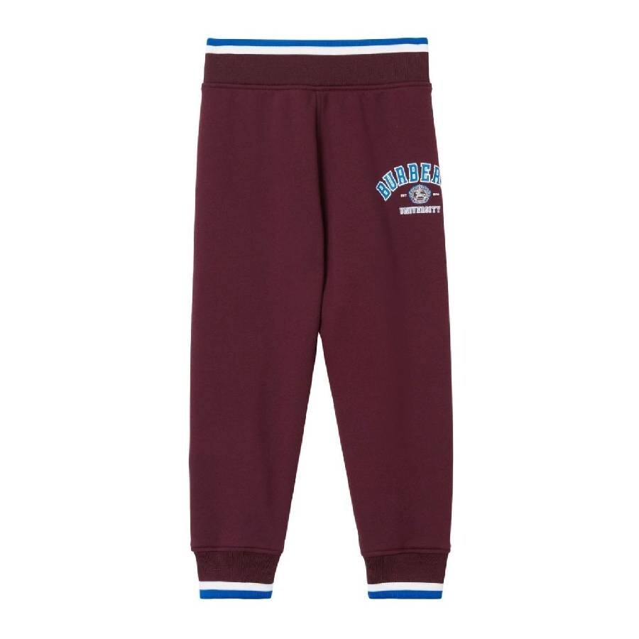 Kids Sidney College Logo-Print Joggers