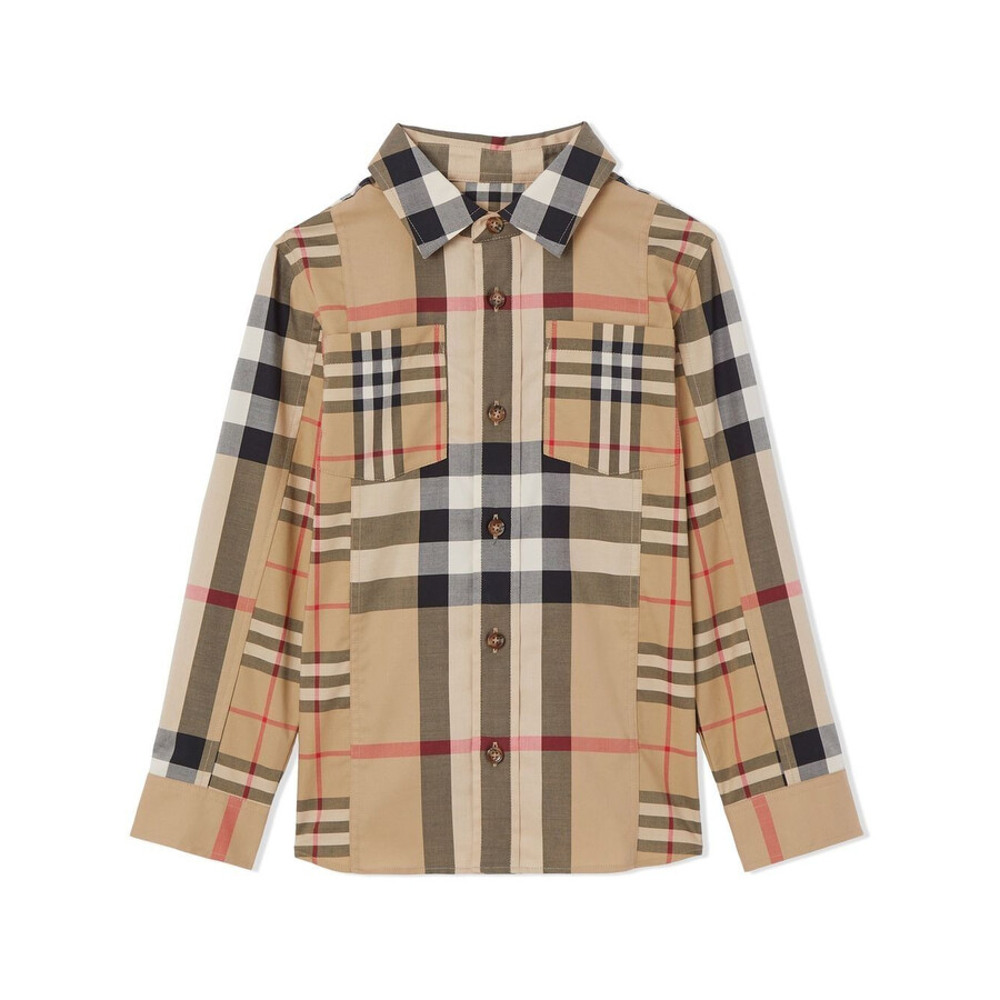 BURBERRY キッズ シャツ Burberry Kids Vintage Check Cotton Shirt, Size 4Y 8061467