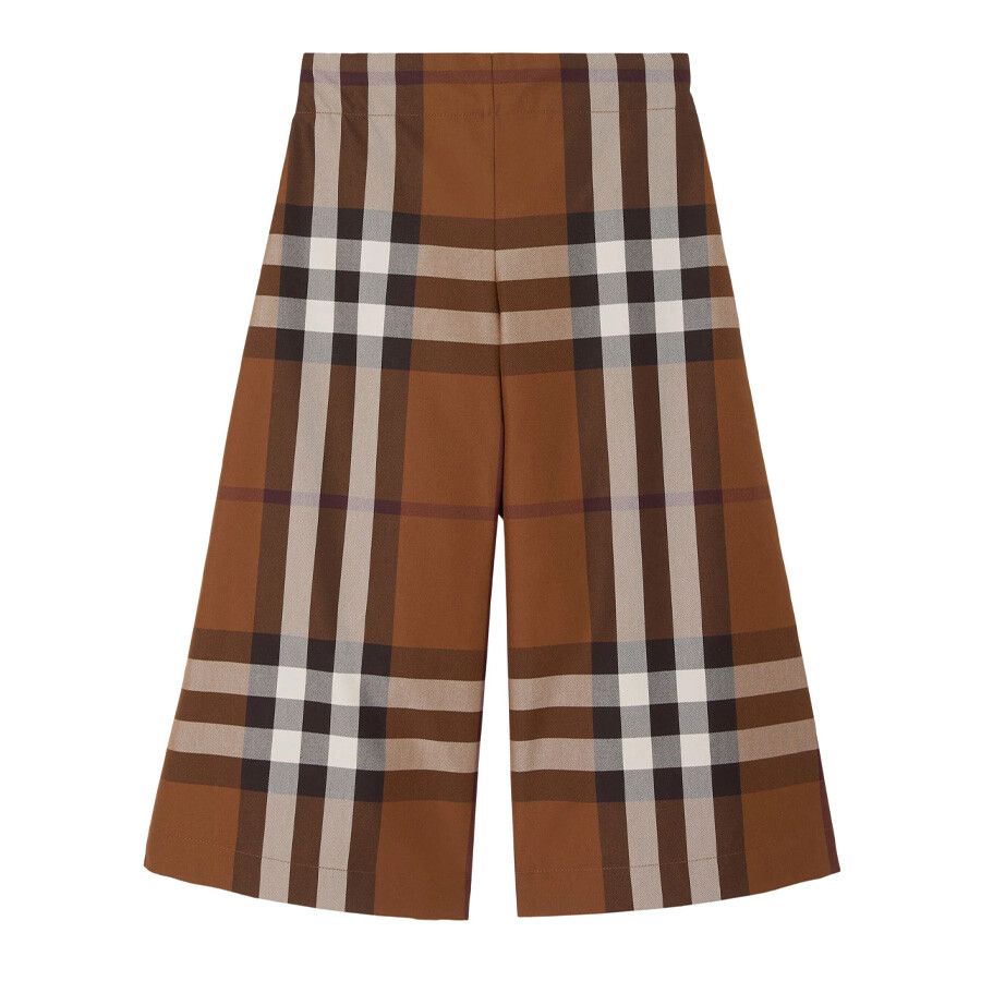 Kids Vintage Check-Pattern Cotton Trousers