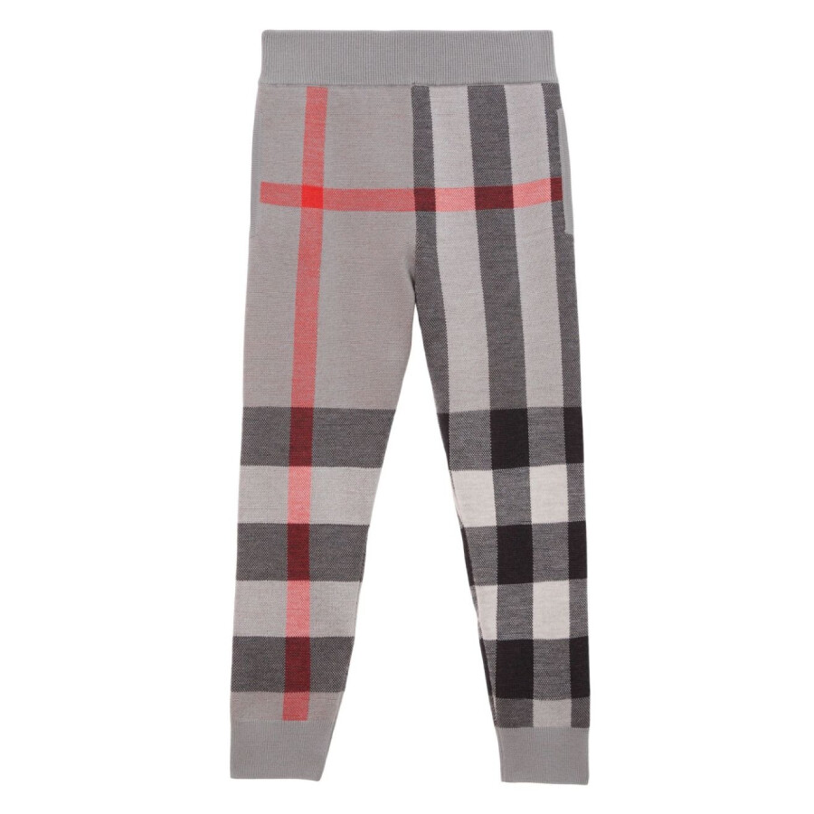 Kids Vintage-Check Print Trousers