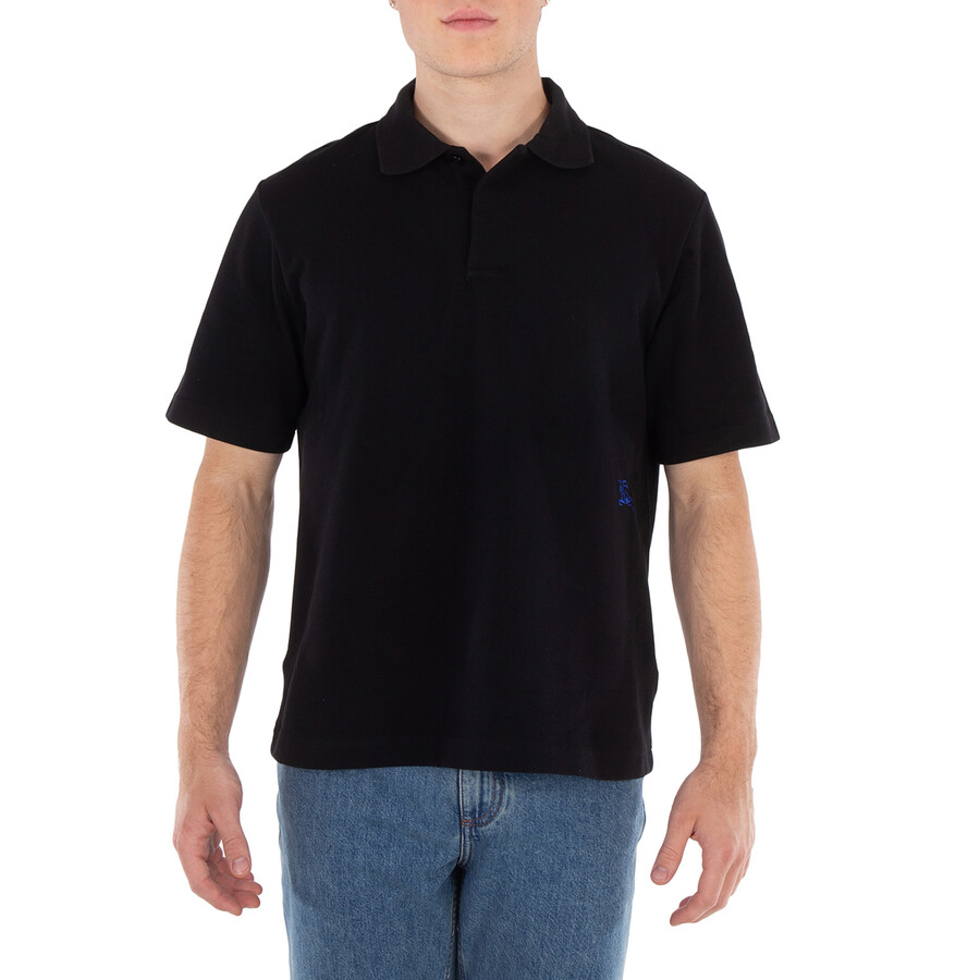 Burberry Knight Motif Cotton Polo Shirt, Size Large 8083600