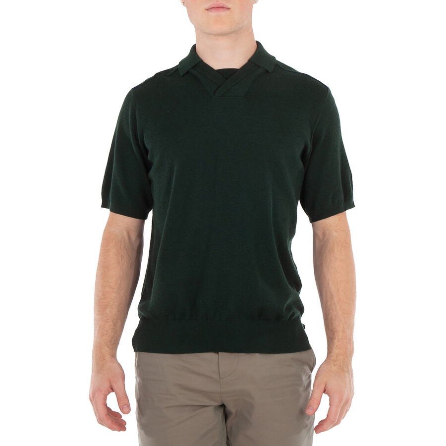 Knitted Wool Polo Shirt