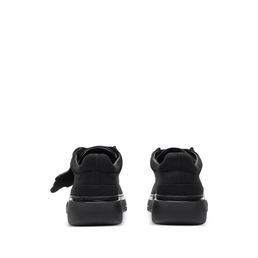 Burberry Man Lace-up Shoes Black Size 9 Leather