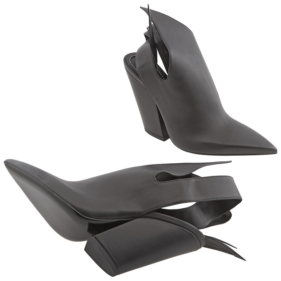 Burberry Ladies Amy Black Wrap-tie Boots In Black