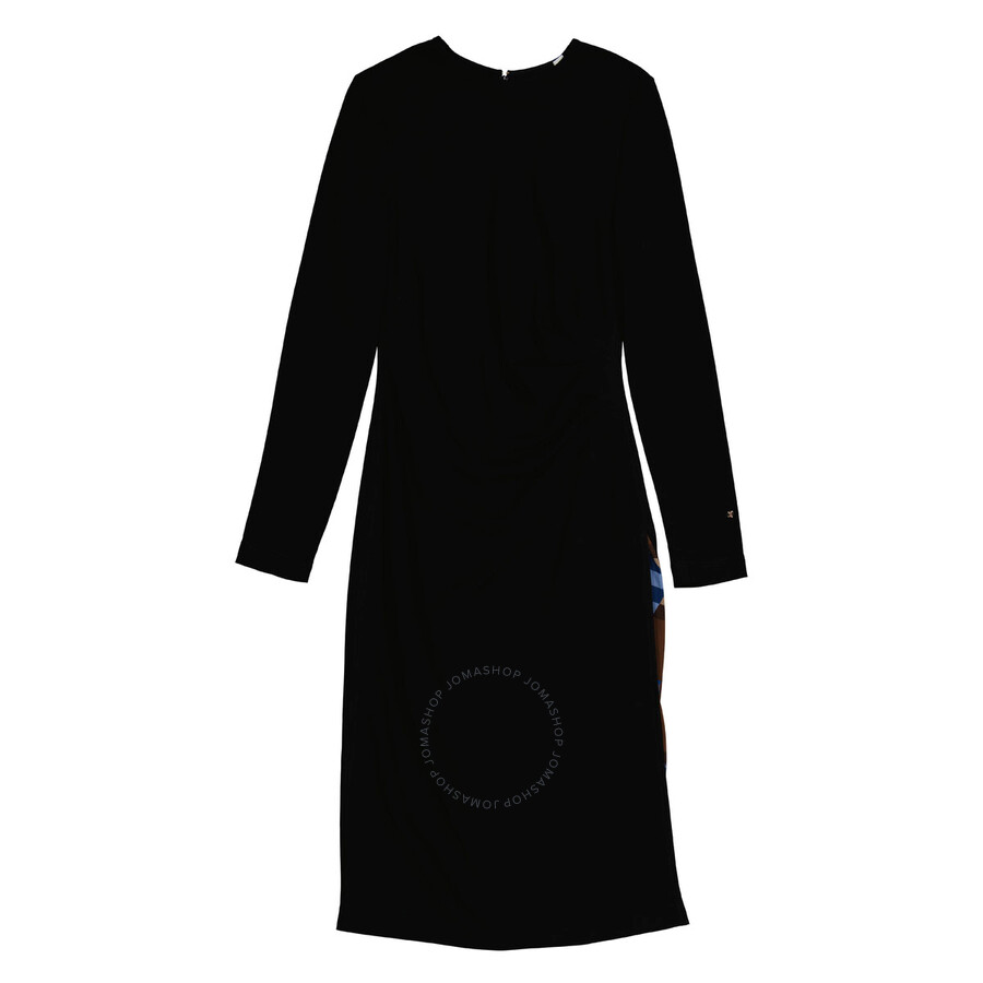 Burberry Bu Ladies Black Aurora Long-sleeved Dress