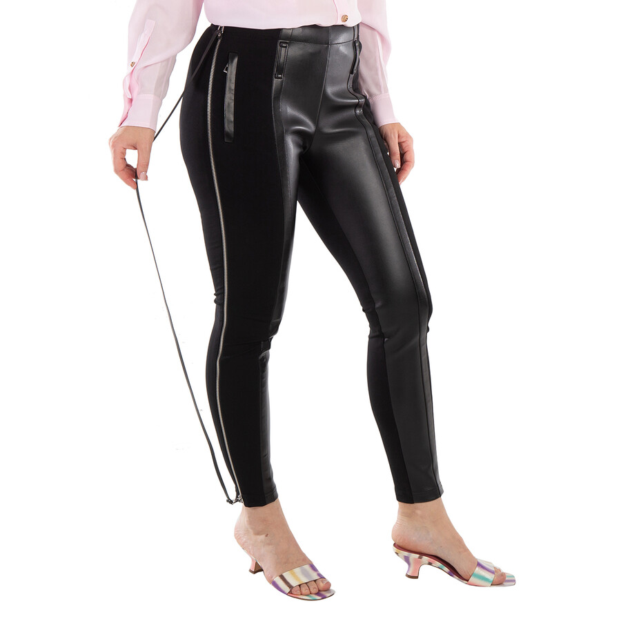 Burberry Ladies Black Mimi Skinny Fit Trousers In Black
