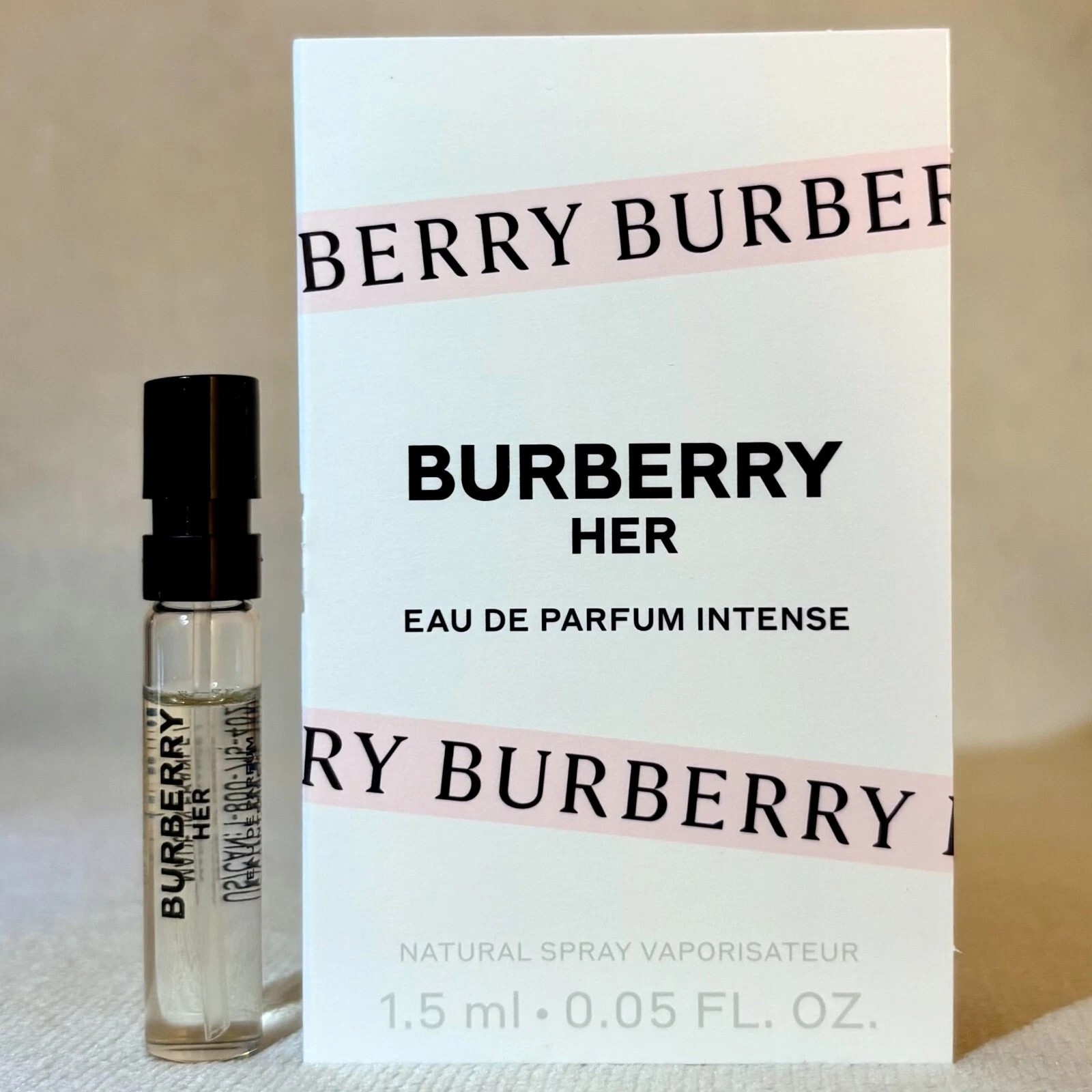Burberry Ladies Burberry Her Intense EDP Spray 0.05 oz Fragrances