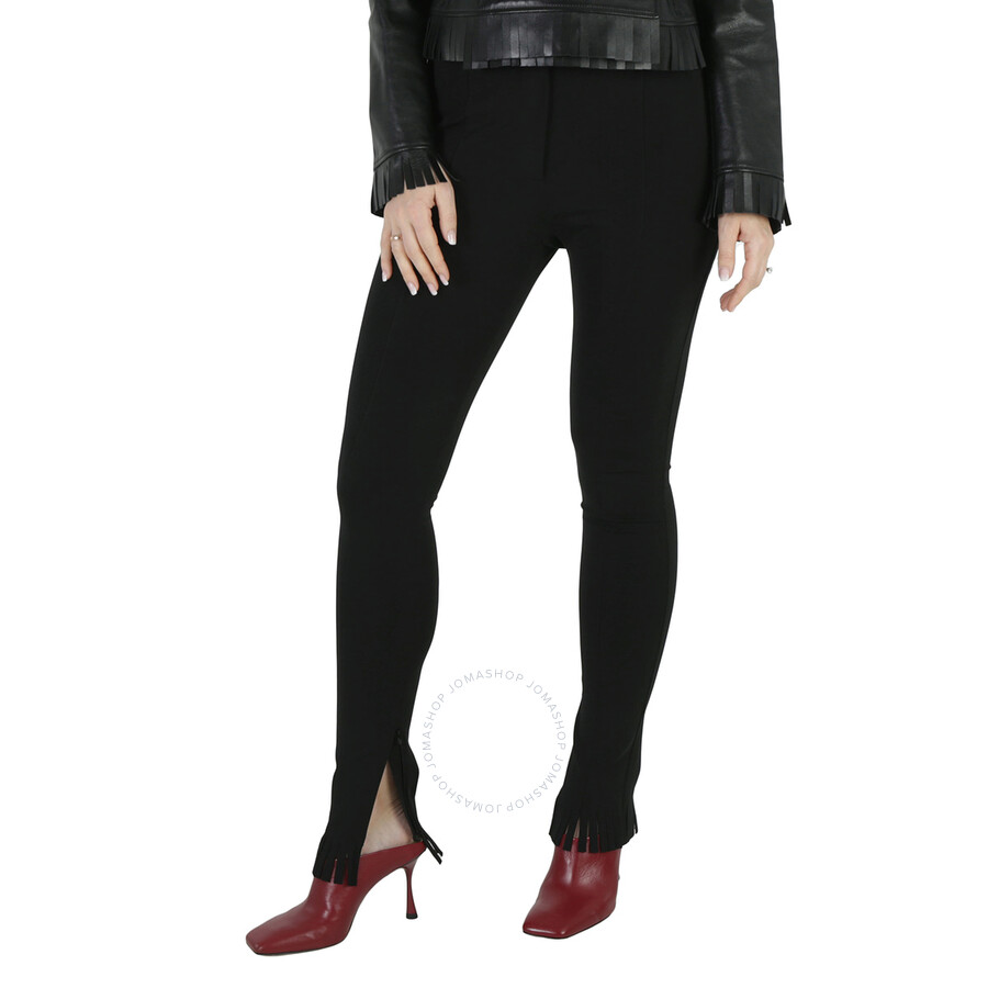 BURBERRY フリンシクレフレキンス 8046451 Burberry Ladies Fringe Detail High-Waisted Trousers, Brand