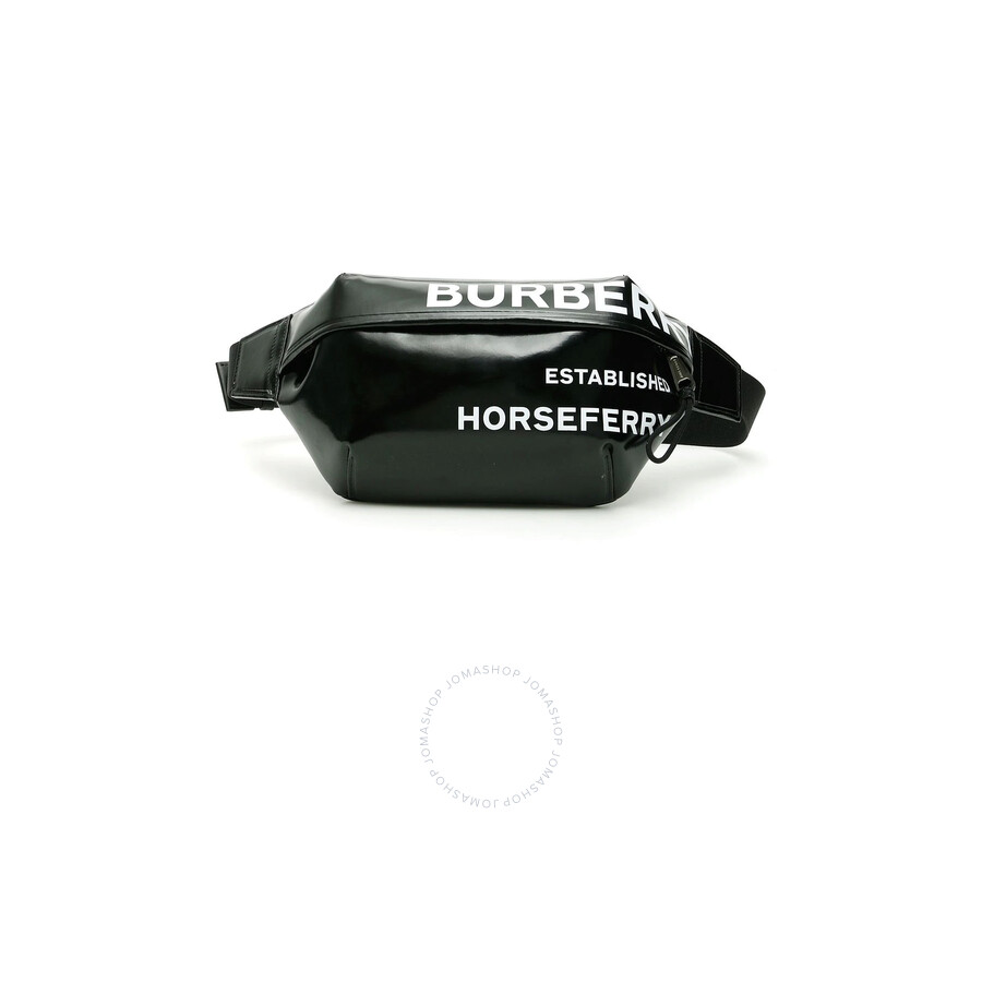 Burberry Ladies Horseferry Print Belt Bag Black 8020176 5045559288252