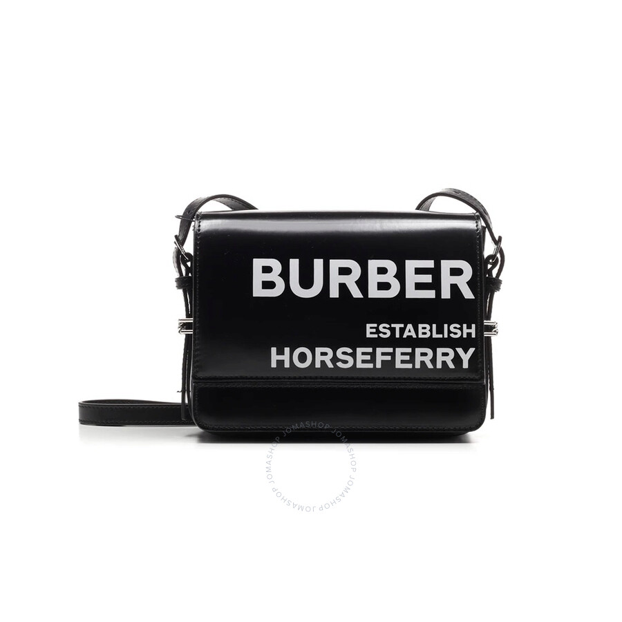 Burberry Ladies Horseferry Print Grace Crossbody Bag In Black 8026096