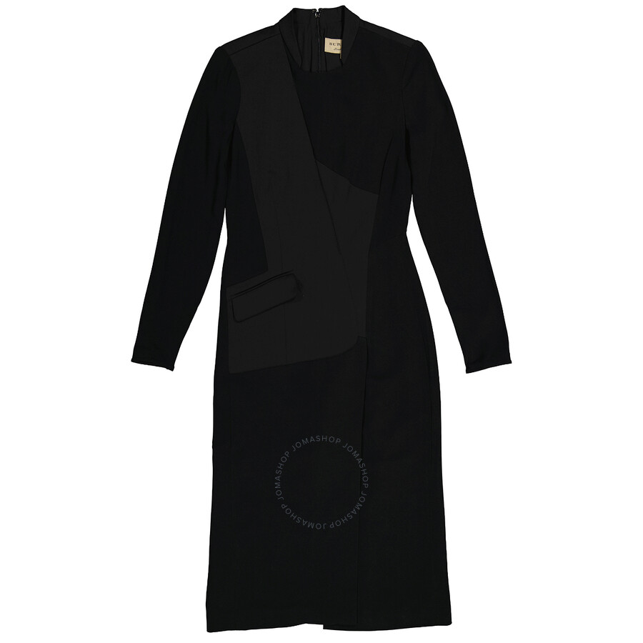 Burberry Ladies Miriam Sheath Black Dress In Black