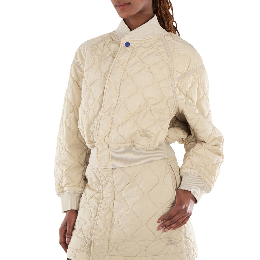 BURBERRY｜JACKETS (quilting nylon boomer jacket (8081118 Burberry Ladies Quilted Bomber Jacket, Size Small 8081118