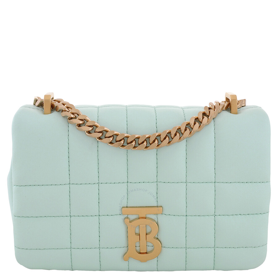 Burberry Ladies Quilted Logo Plaque Shoulder Bag 8070497